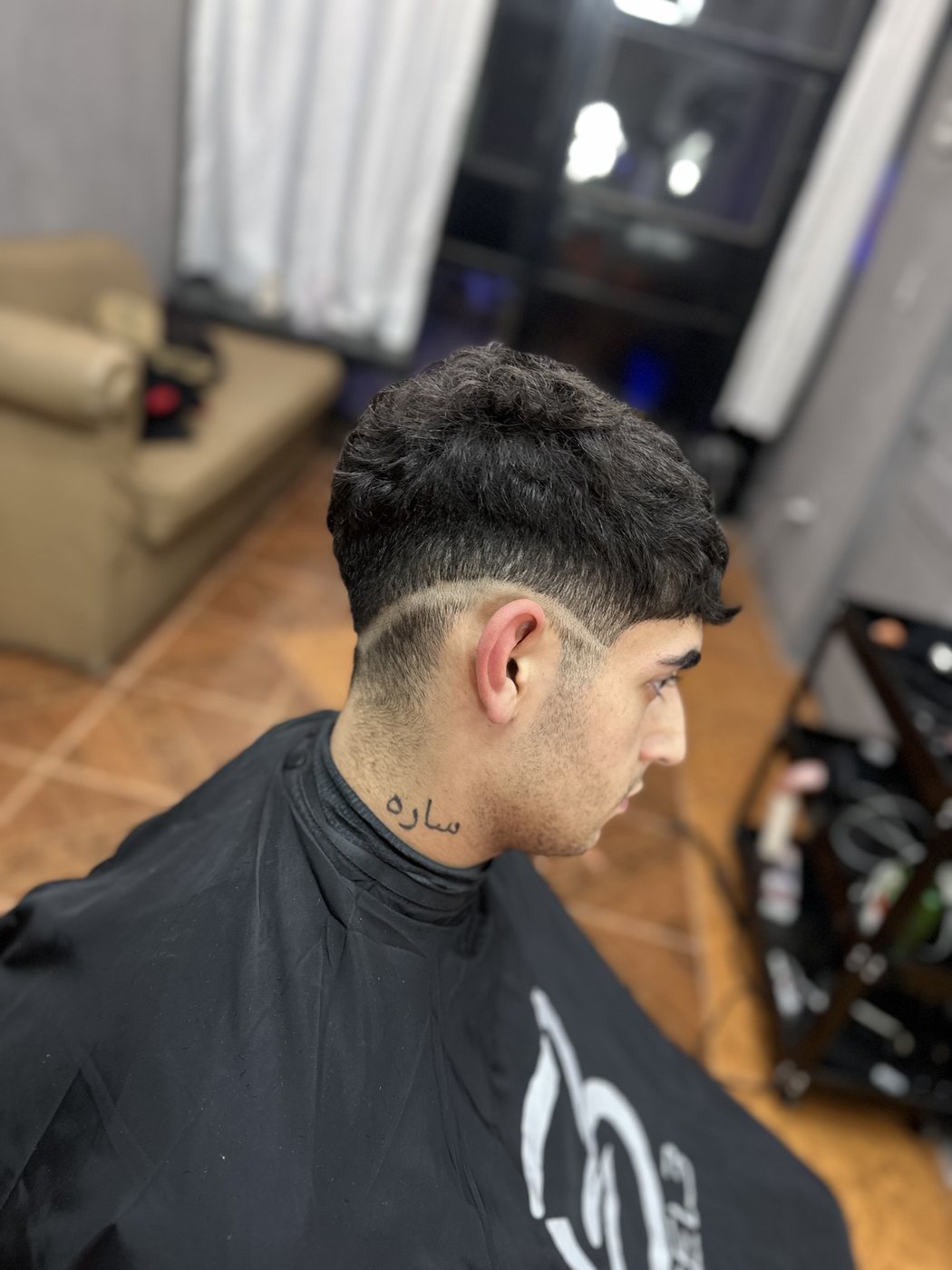 El pelo antes de trabajarlo